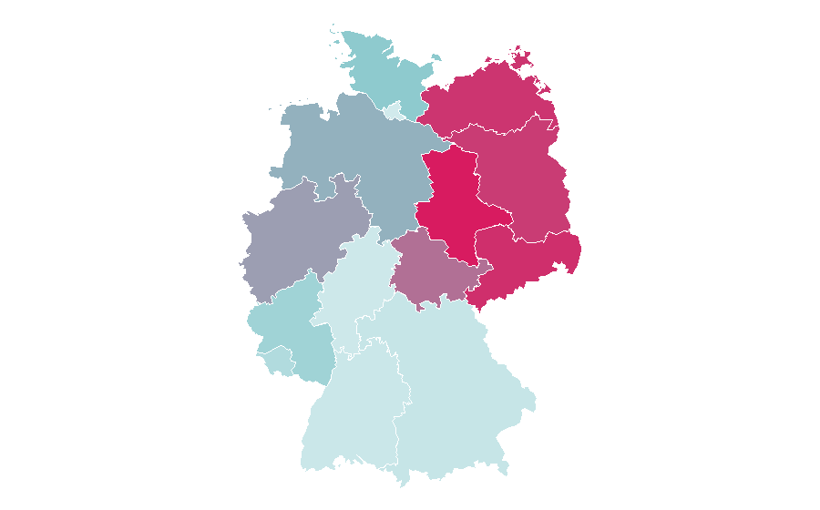 Affinity by region — Max von der Groeben, Germany