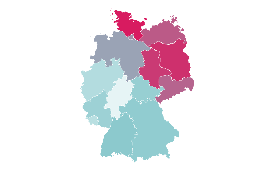 Affinity by region — maxdome, Germany