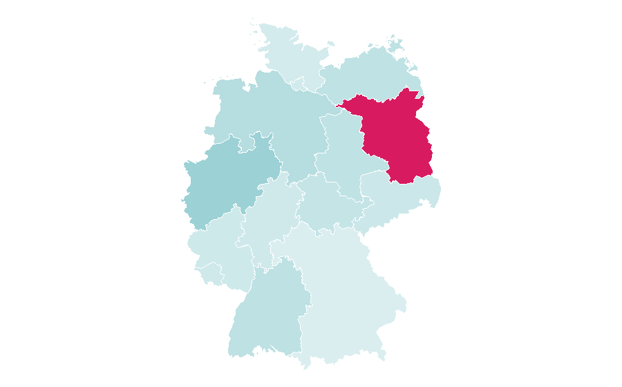 Affinity by region — Maximilian Beier, Germany