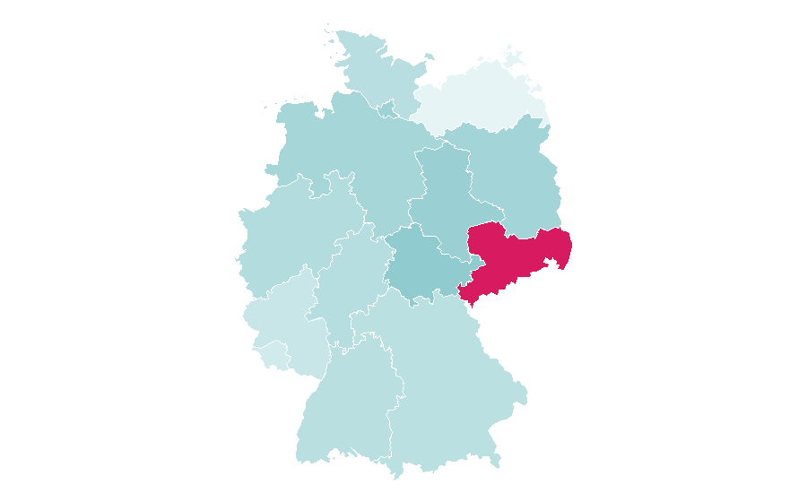 Affinity by region — Maximilian Krah, Germany