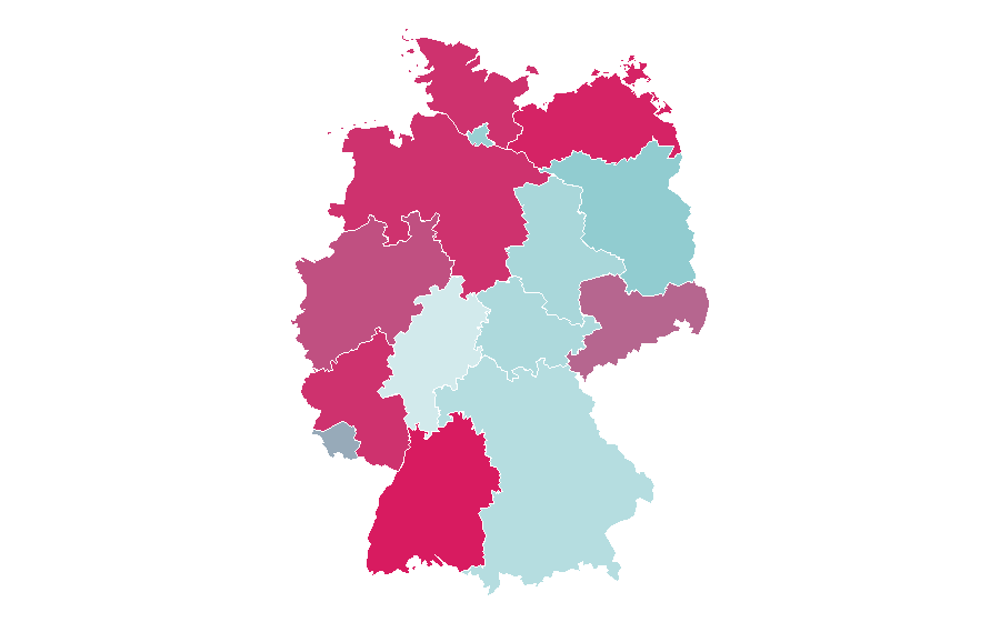 Affinity by region — Maximilian Mutzke, Germany