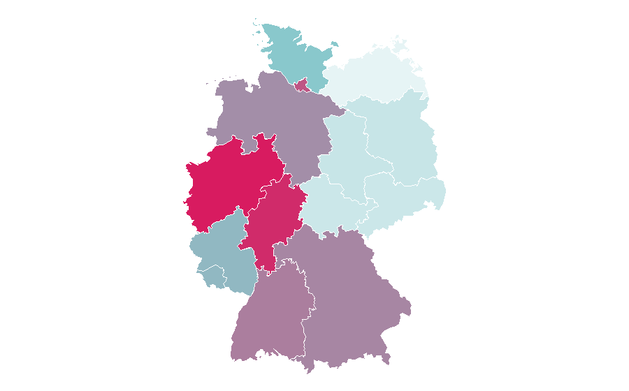 Affinity by region — Maybelline, Germany