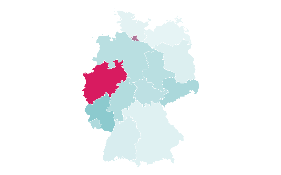 Affinity by region — Mayday (Taiwanese band), Germany