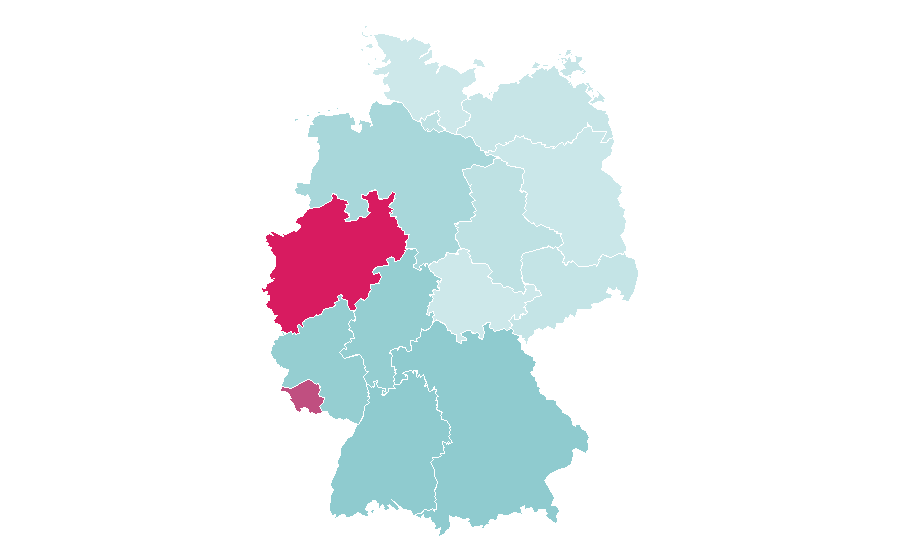 Affinity by region — Mazda2, Germany