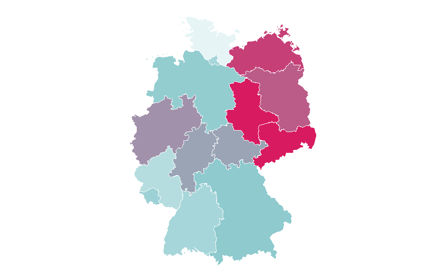 Affinity by region — Mazda6, Germany