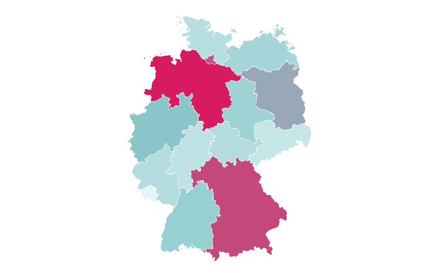 Affinity by region — McCafé, Germany