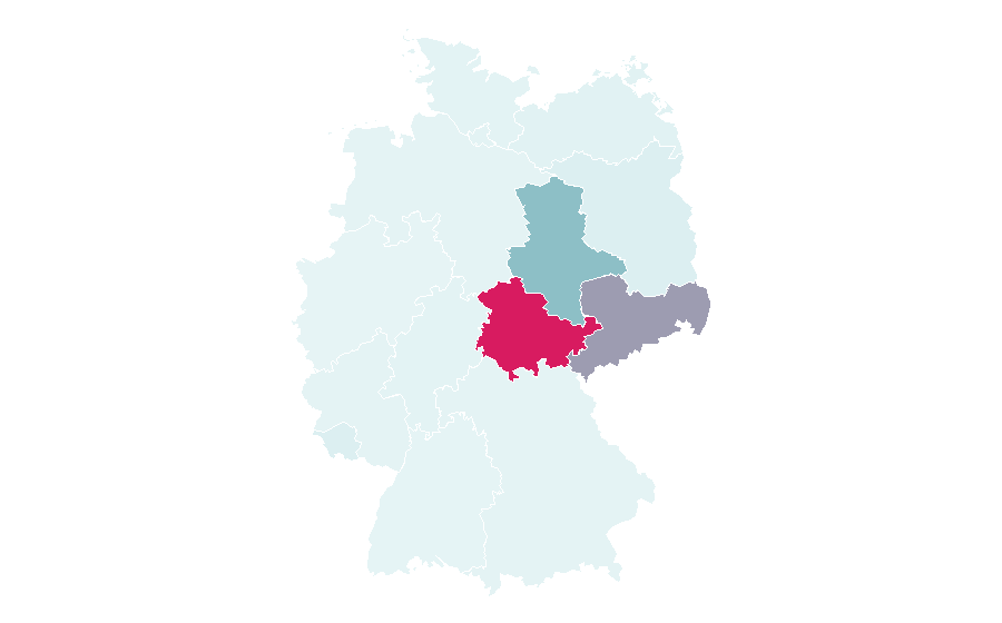 Affinity by region — MDR JUMP, Germany