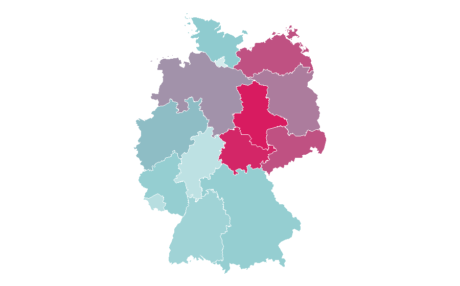 Affinity by region — Me Before You, Germany