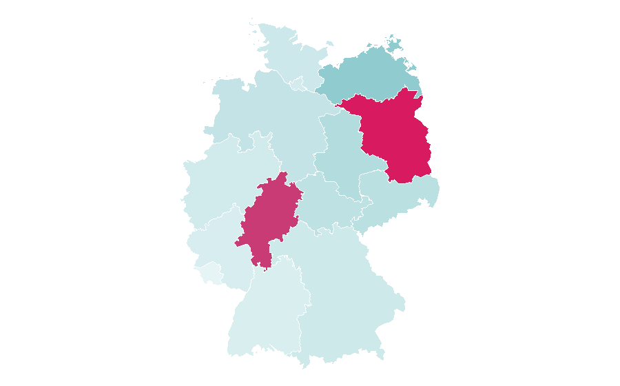 Affinity by region — Media Expert, Germany