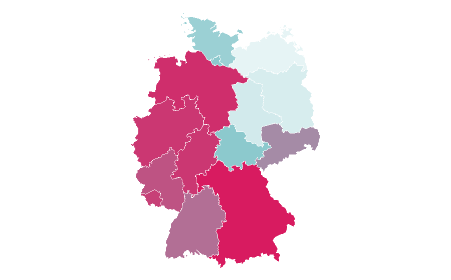 Affinity by region — Megadeth, Germany