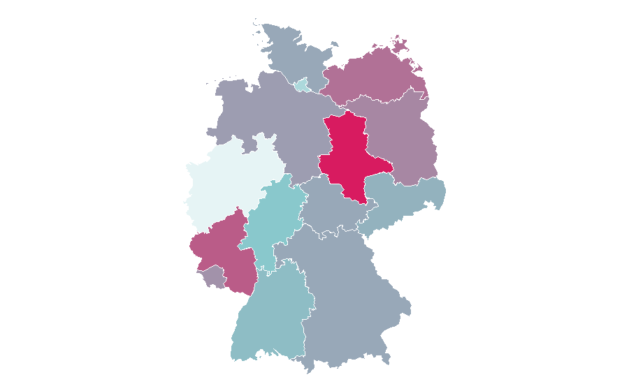 Affinity by region — Mel Gibson, Germany