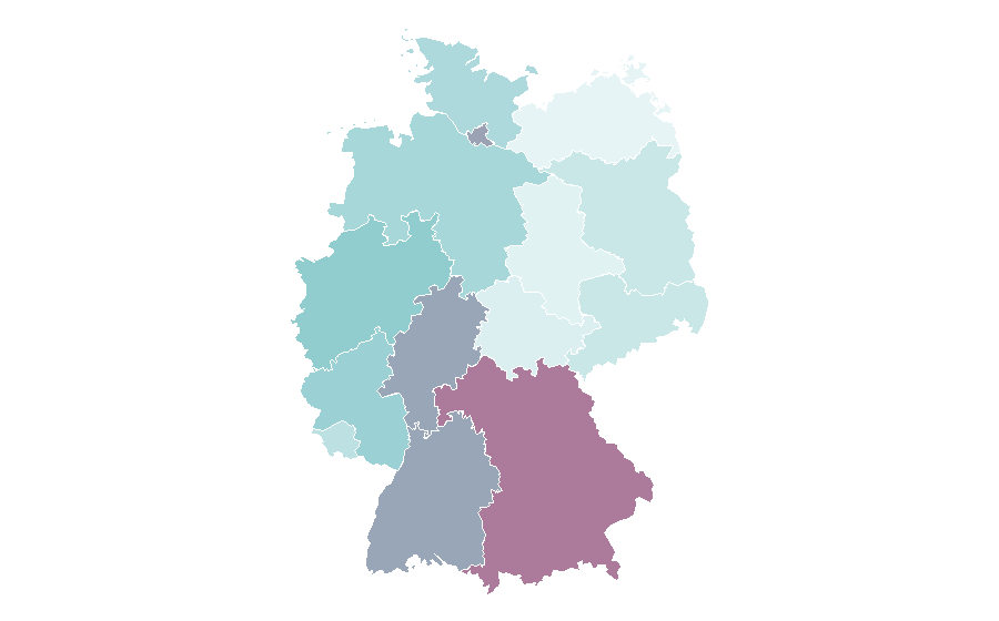 Affinity by region — Melinda Gates, Germany