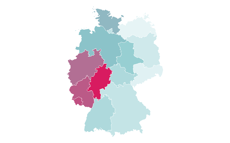 Affinity by region — Melissa Benoist, Germany