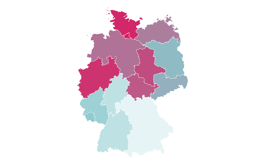 Affinity by region — Menderes, Germany