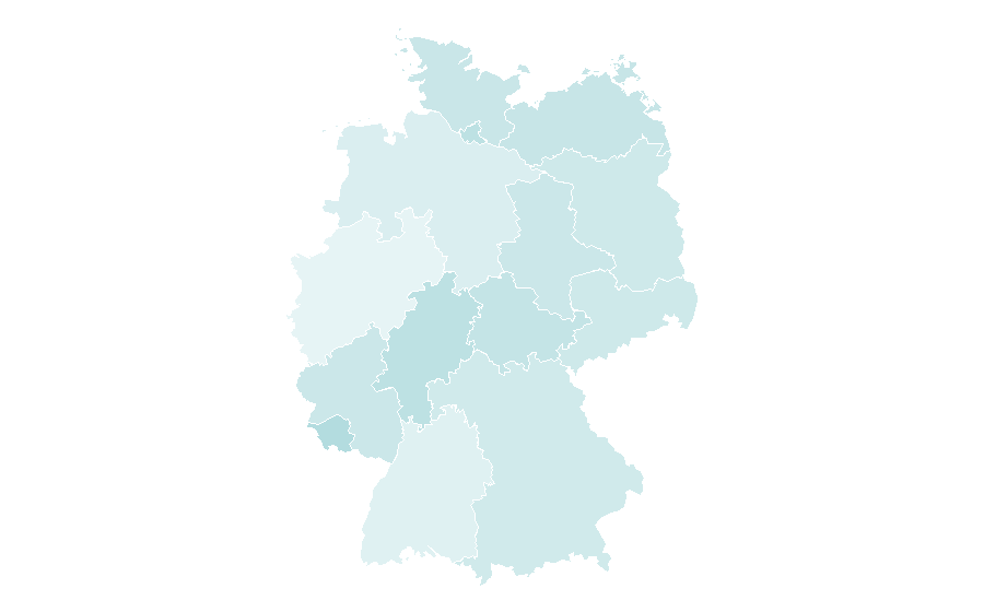 Affinity by region — Menswear, Germany