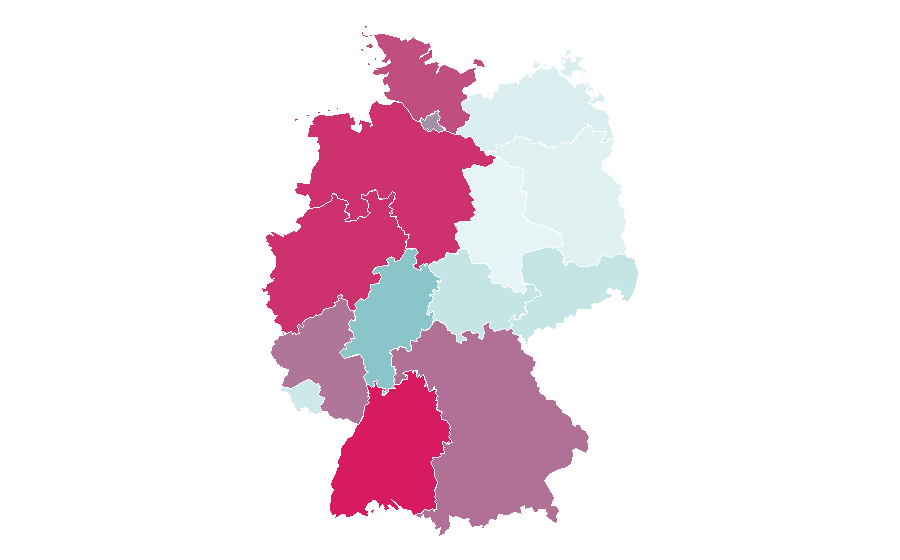 Affinity by region — Mepal, Germany