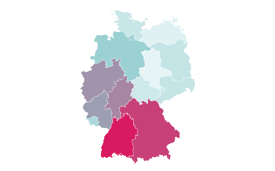 Affinity by region — Mercedes-AMG GT, Germany