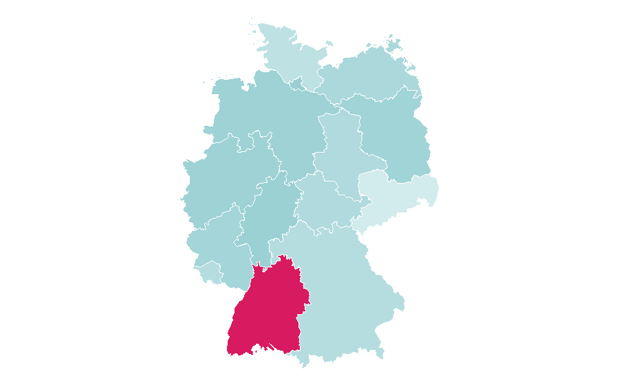 Affinity by region — Mercedes-Benz GLC-Class, Germany