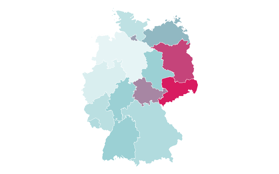 Affinity by region — Mercedes-Benz Vito, Germany