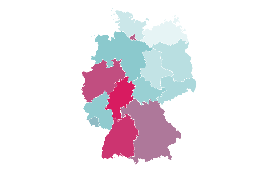 Affinity by region — Merci (company), Germany
