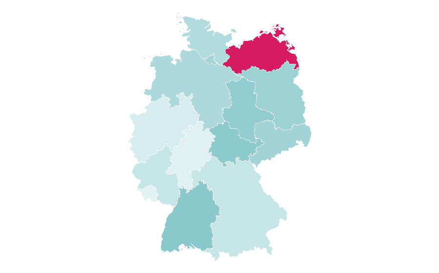 Affinity by region — Meringue, Germany