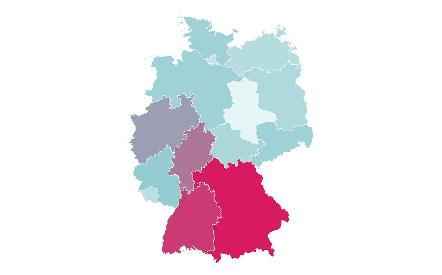 Affinity by region — Mermaid, Germany