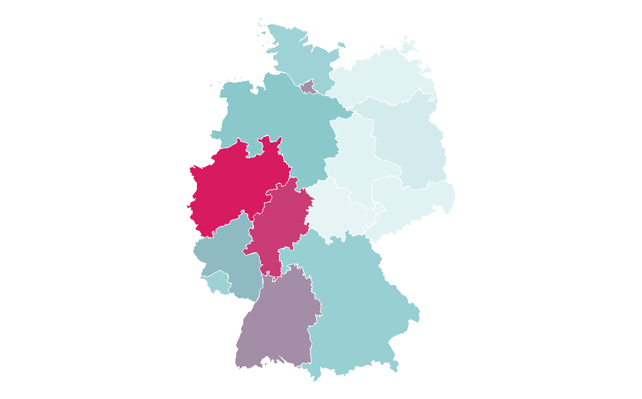 Affinity by region — Mero, Germany