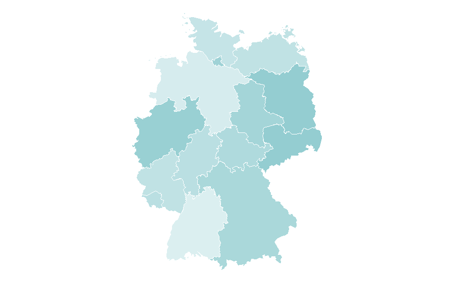Affinity by region — Meryl Streep, Germany