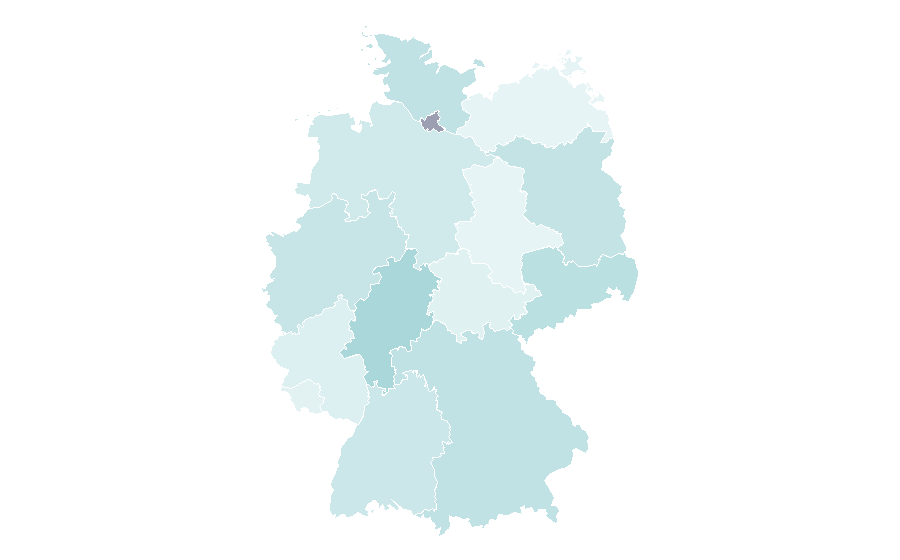 Affinity by region — Messenger bag, Germany