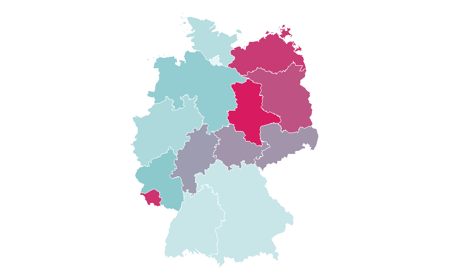 Affinity by region — Messenger (novel), Germany