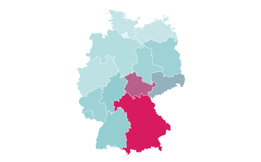 Affinität nach Region — Metallica, Deutschland