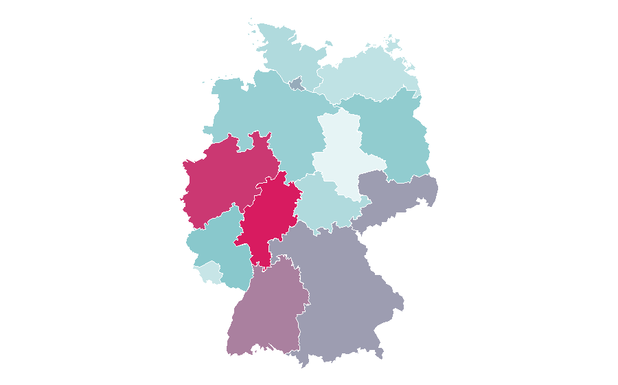 Affinity by region — Metamorphoses, Germany