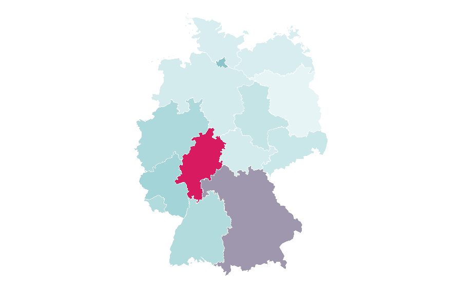 Affinity by region — Methodism, Germany