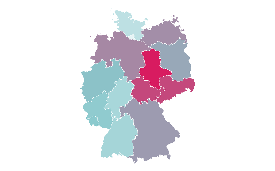 Affinity by region — Mia Magma, Germany