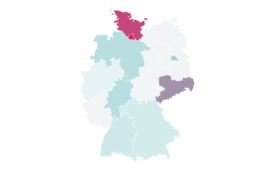 Affinity by region — Miami metropolitan area, Germany
