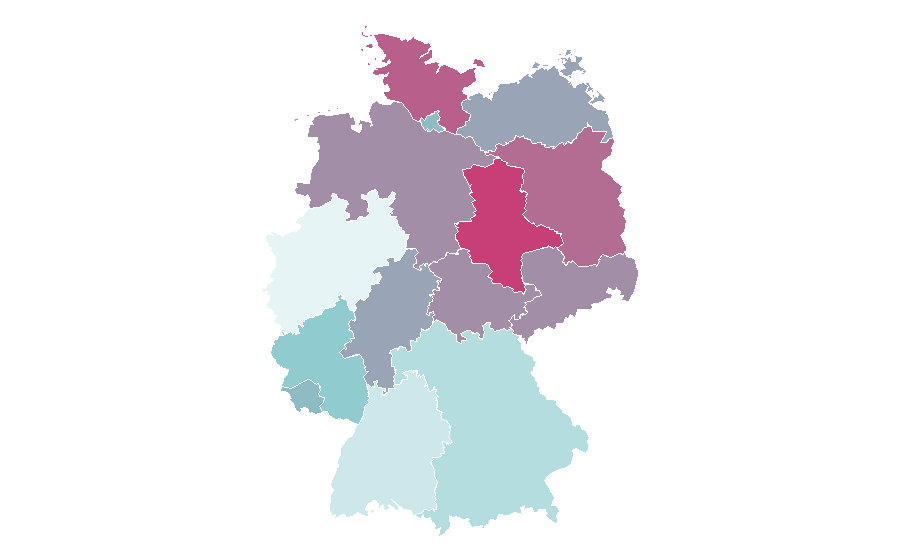 Affinity by region — Michael Caine, Germany