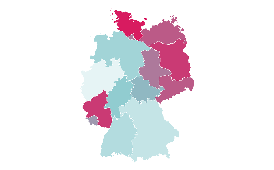Affinity by region — Michael Caines, Germany