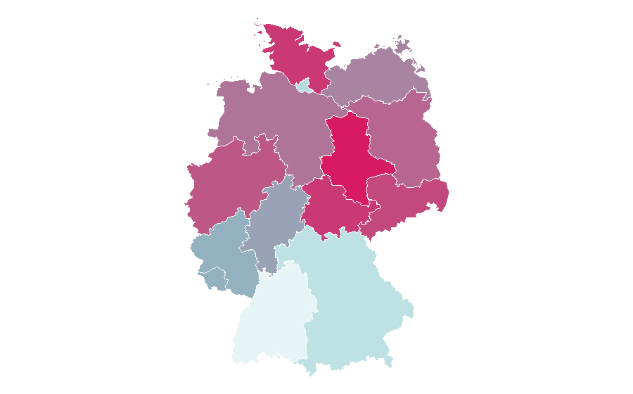 Affinity by region — Michael Gambon, Germany
