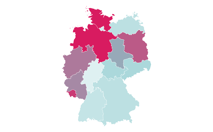 Affinity by region — Michael J. Fox, Germany