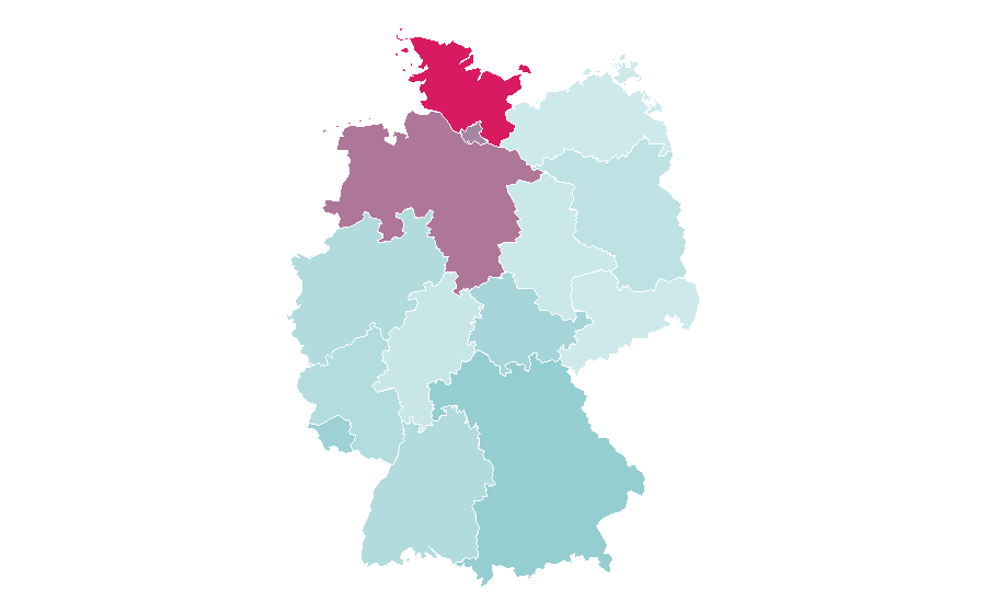 Affinity by region — Michael Schenker, Germany