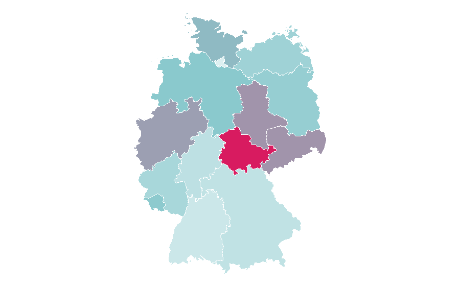 Affinity by region — Michaela Schaffrath, Germany