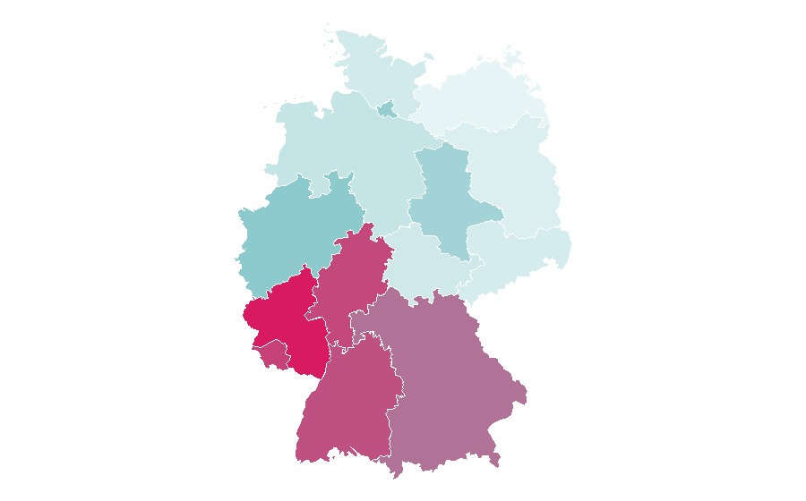 Affinità per regione — Michelin, Germania