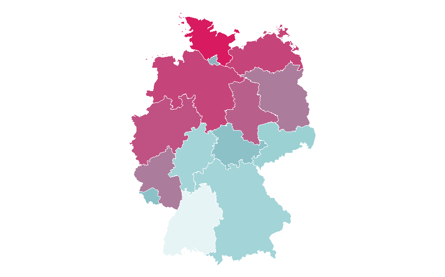 Affinity by region — Michelle Dockery, Germany