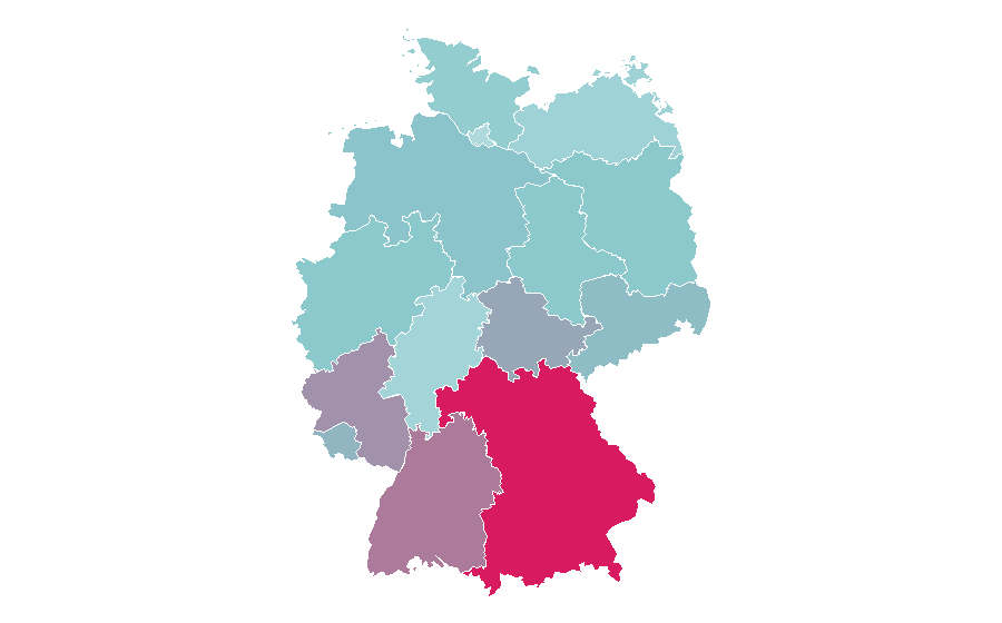 Affinité par région — Michelle Hunziker, Allemagne