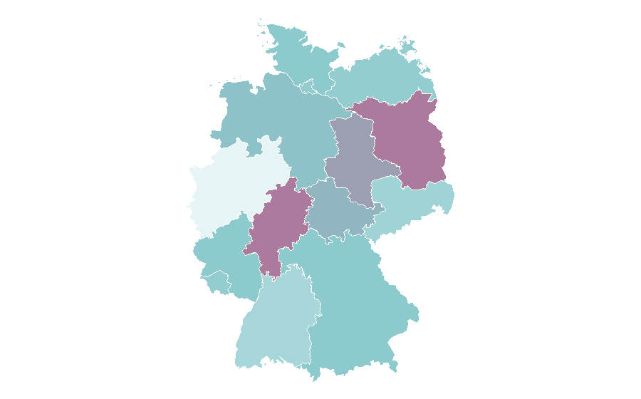 Affinity by region — Michelle Pfeiffer, Germany