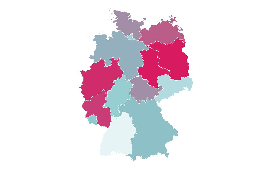 Affinity by region — Michiel Huisman, Germany