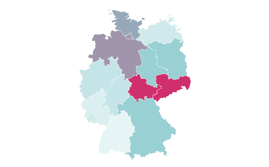 Affinity by region — Mick Jagger, Germany
