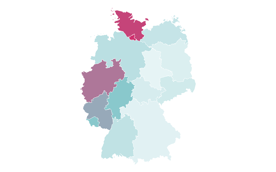 Affinity by region — Microcredit, Germany