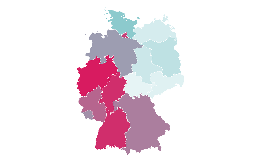 Affinity by region — Microneedling, Germany