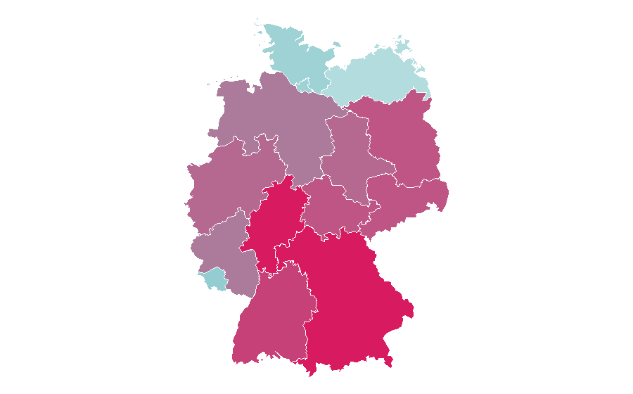 Affinity by region — Mila Kunis, Germany